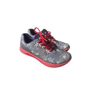 NOBULL Project Vintage Flag CrossFit USA Trainer Shoes Navy Blue Stars